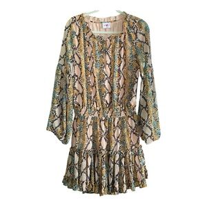 Buddy Love ZoZo Snake Print Mini Dress